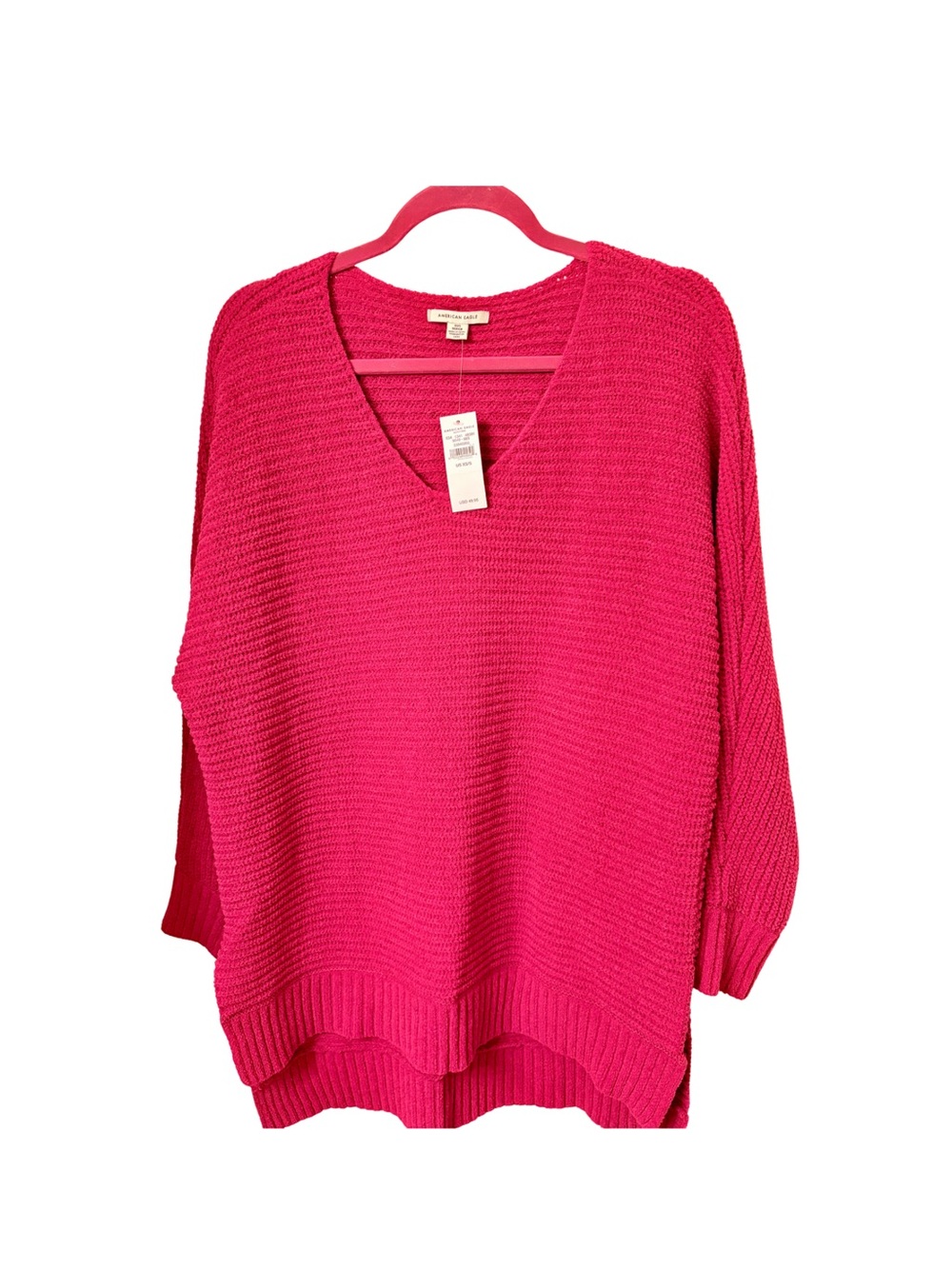 NWT Oversized cozy pink sweater